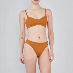 Nu Swim Bralette Bikini Swimsuit Set Size XXL New Retails: $213